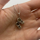 Gold Shoes Pendant, Boots Necklace, Gold Plated Pendant, Dainty Boots Pendant, Baby Boots Pendant, Ribbon Shoes Pendant, Vermeil Pendant(3)