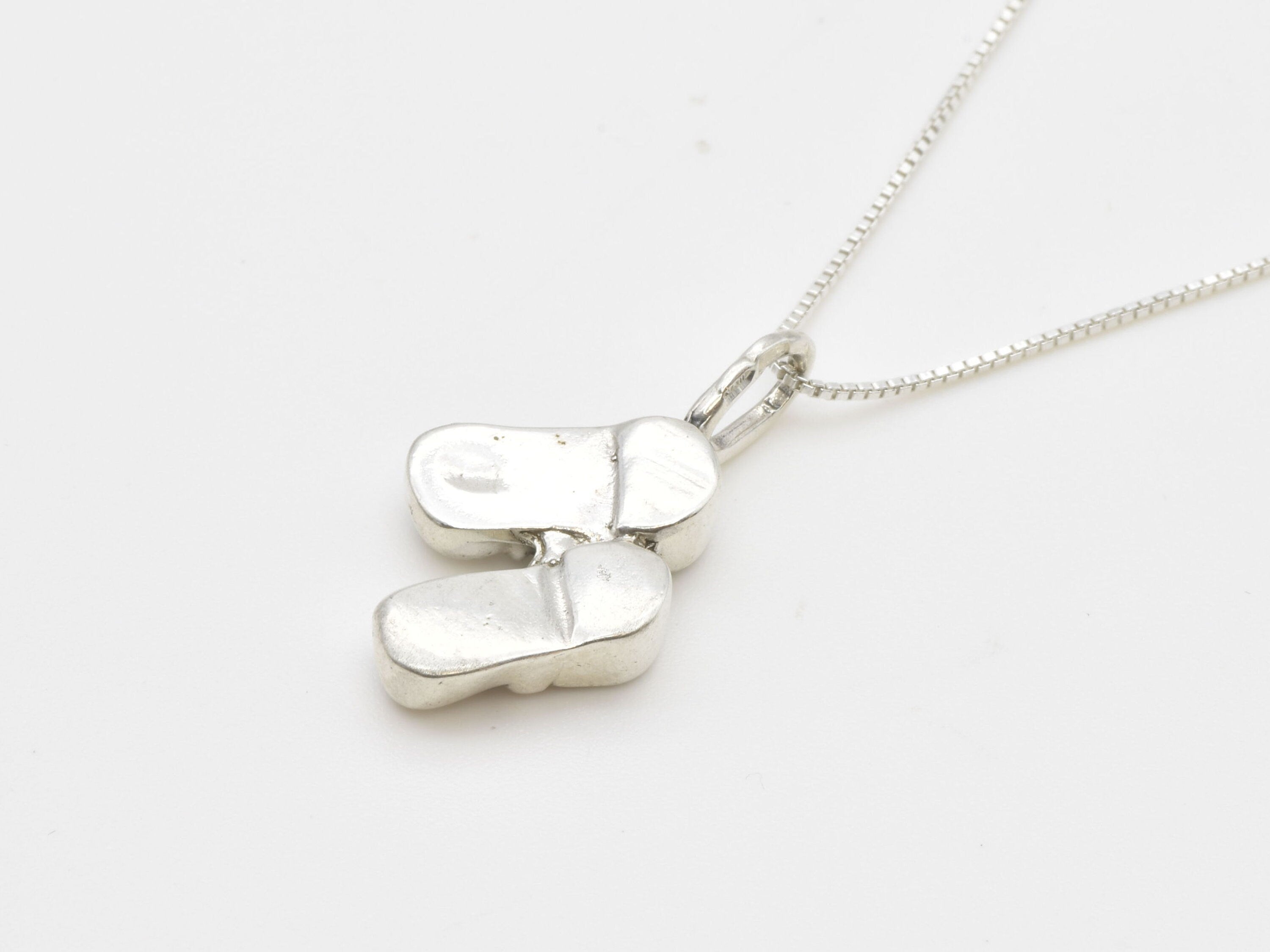 Gold Shoes Pendant, Boots Necklace, Gold Plated Pendant, Dainty Boots Pendant, Baby Boots Pendant, Ribbon Shoes Pendant, Vermeil Pendant(3)