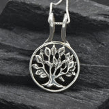 Tree of Life Necklace - Silver Tree Necklace - Family Tree Pendant