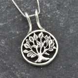 Tree of Life Necklace - Silver Tree Necklace - Family Tree Pendant