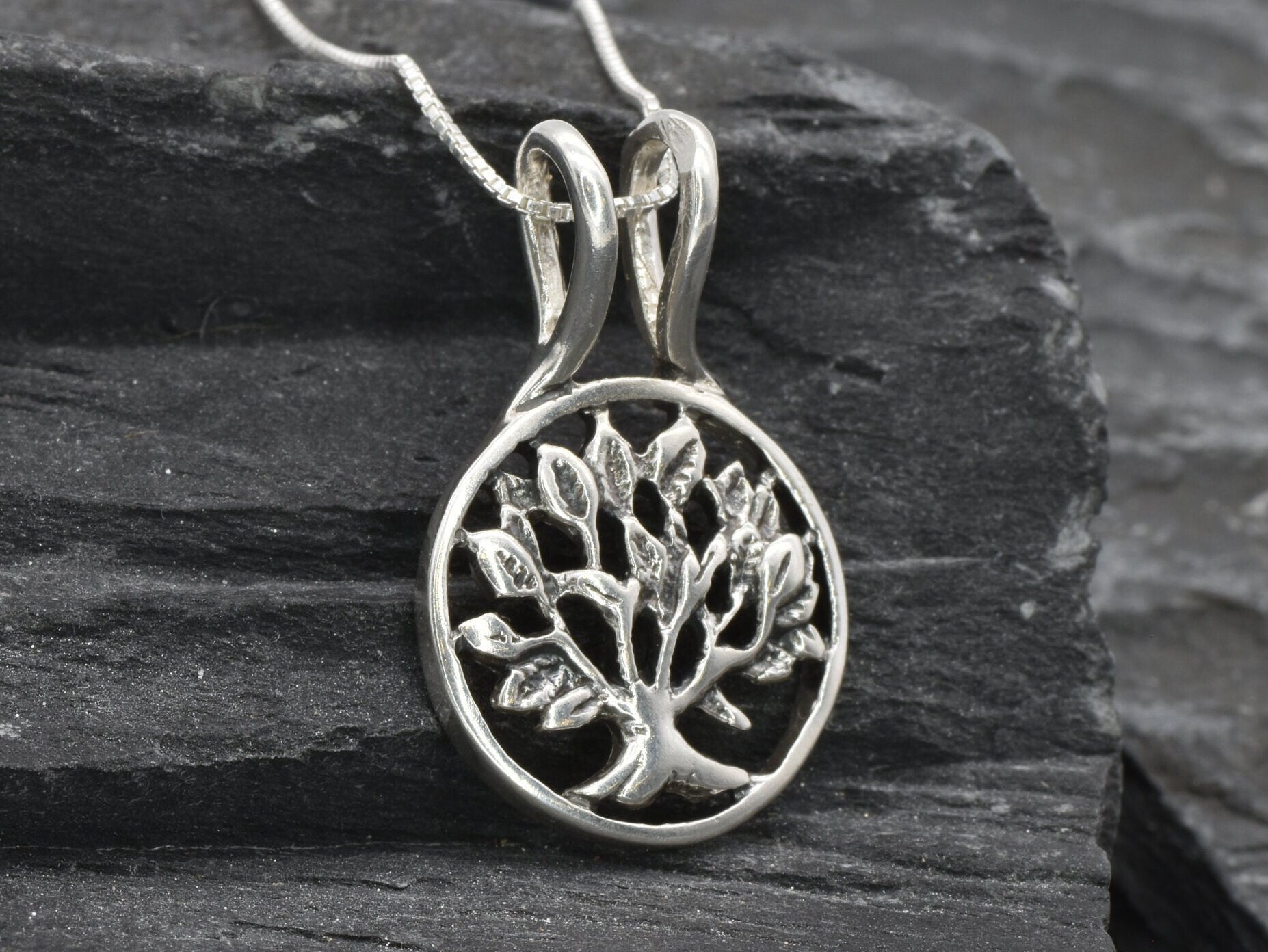 Tree of Life Necklace, Silver Tree Pendant, Family Tree Pendant, 925 Sterling Silver Pendant, Tree Necklace, Unisex Pendant, Silver Pendant