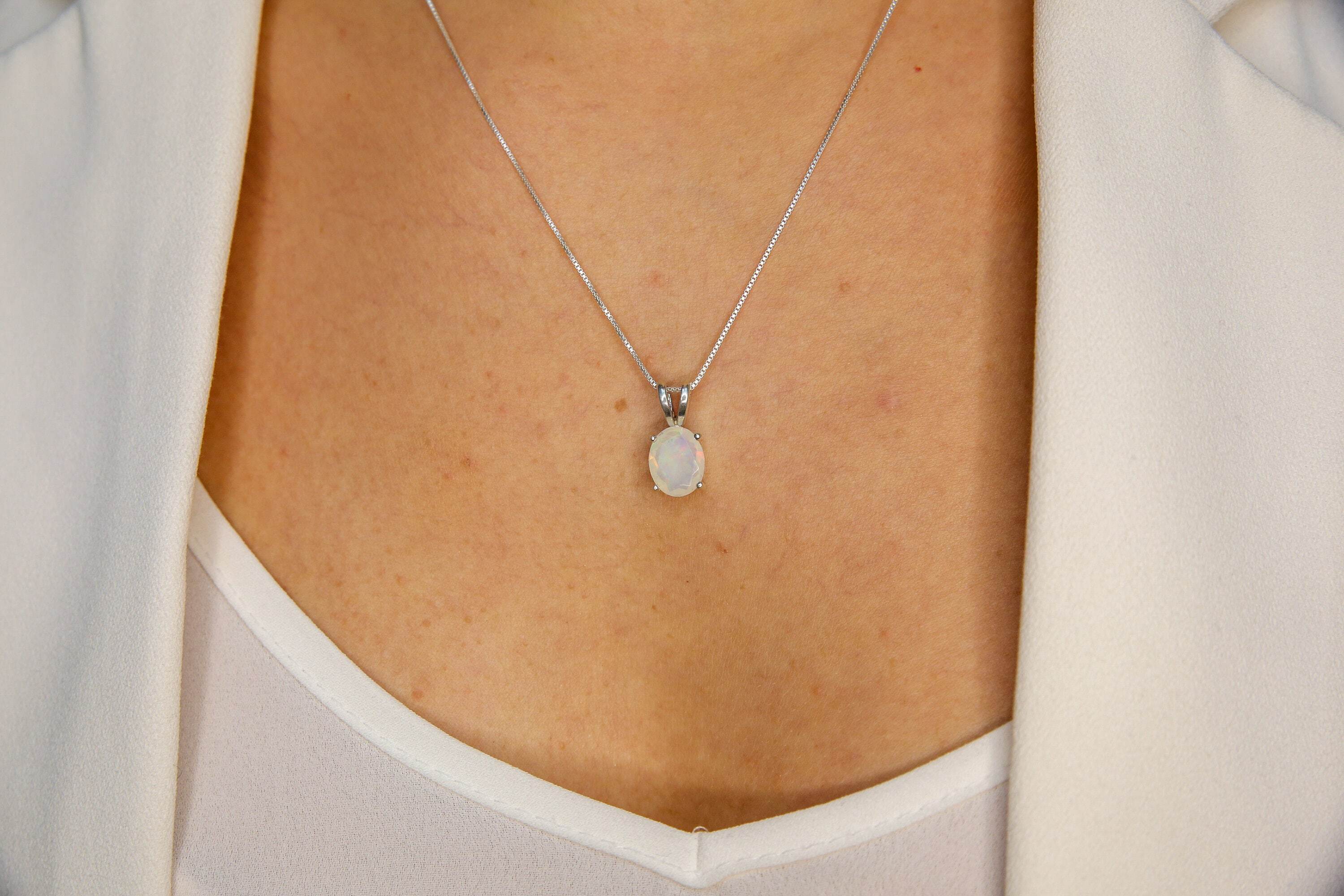 Morganite Pendant, Created Morganite, Vintage Pendant, Pink Oval Pendant, Pink Diamond Pendant, Dainty Pendant, Pink Pendant, 925 Silver