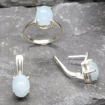 Lovely 925 Sterling Silver Ring adorned with a brilliant Oval Natural Aquamarine, a unique gift for daily wear and cherished moments.