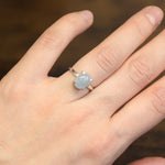 Adina Stone material options for 925 Sterling Silver, 18K Yellow Gold Vermeil, 18K White Gold Vermeil, 18K Rose Gold Vermeil.