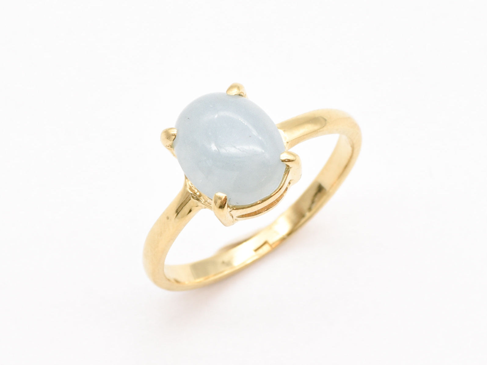 Blue Aqua Ring, Natural Aquamarine, Solitaire Ring, March Birthstone, 3 Carat Ring, Aquamarine Ring, Simple Blue Ring, Sterling Silver Ring(1)