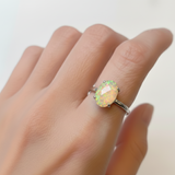 Adina Stone material options for 925 Sterling Silver, 18K Yellow Gold Vermeil, 18K White Gold Vermeil, 18K Rose Gold Vermeil.