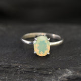 Fire Opal Ring - Natural Opal Ring - Vintage Opal Ring