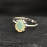 Fire Opal Ring - Natural Opal Ring - Vintage Opal Ring