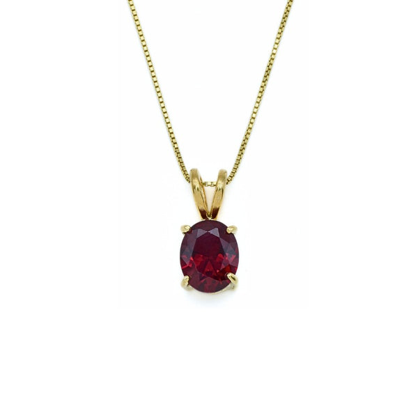 LMDLACHAMA 10.25 Ratti 9.50 Carat Original Red Ruby Square Shape Rose Gold  Necklace For Girls And Women's : Amazon.in: Jewellery