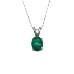 Malachite Necklace, Green Pendant, Natural Malachite, Dainty Pendant, Malachite Pendant, Small Oval Pendant, Solid Silver Pendant, Malachite