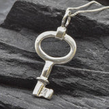 Gold Key Necklace, Key Pendant, Vintage Key Pendant, Vermeil Key Necklace, Dainty Key Pendant, Birthday Gift, Minimalist Key Necklace, Gift(3)