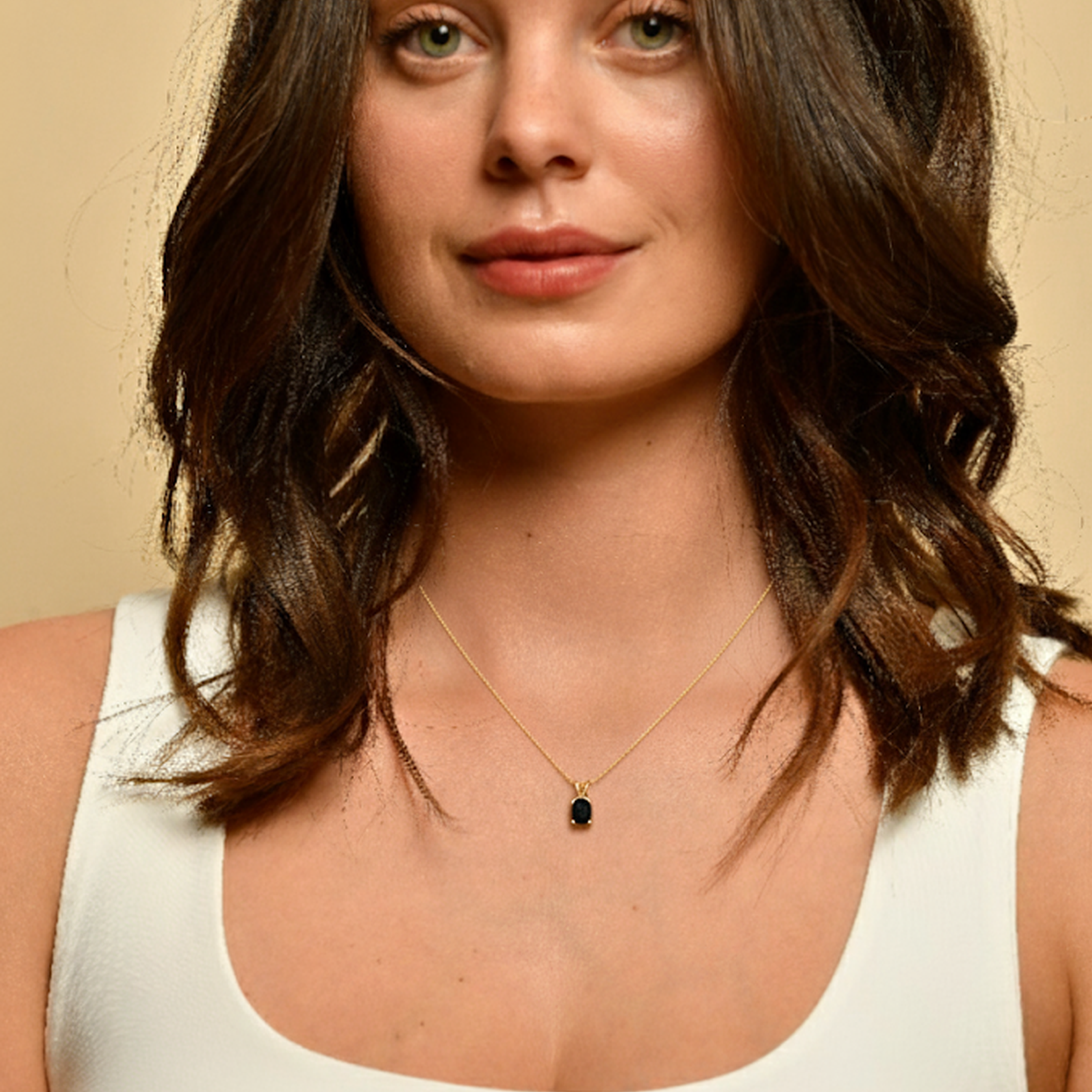 Gold Onyx Pendant - Beautiful black onyx set in luxurious 18k Gold Vermeil, perfect for everyday elegance and memorable gifting.