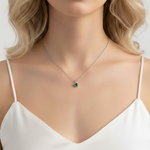 Adina Stone material options for 925 Sterling Silver, 18K Yellow Gold Vermeil, 18K White Gold Vermeil, 18K Rose Gold Vermeil.