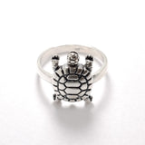 Gold Turtle Ring, Cute Animal Ring, Original Gold Ring, Tortoise Ring, Good Luck Ring, Gold Ocean Ring, Vermeil Ring, 18K Gold Plated Ring(2)