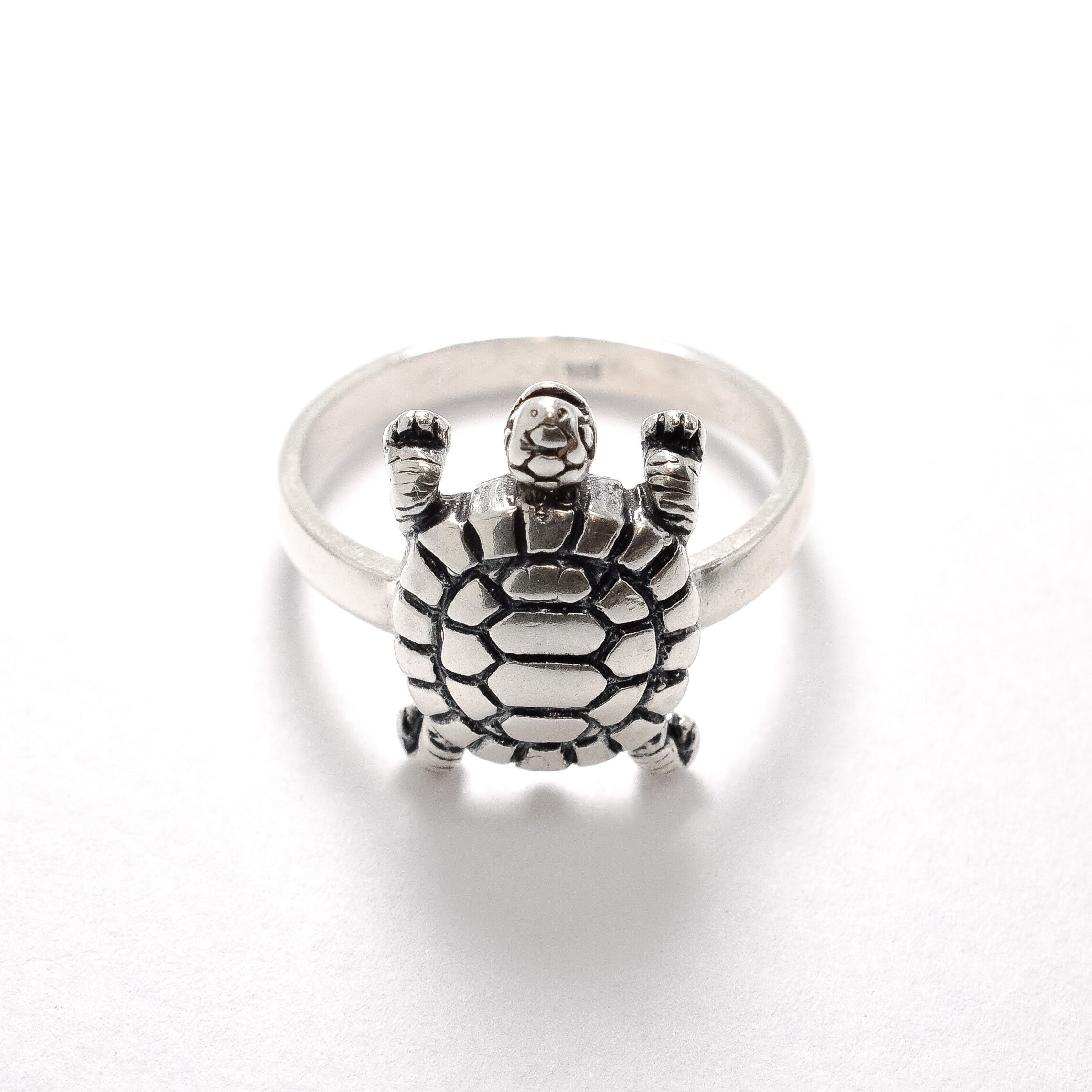 Gold Turtle Ring, Cute Animal Ring, Original Gold Ring, Tortoise Ring, Good Luck Ring, Gold Ocean Ring, Vermeil Ring, 18K Gold Plated Ring(2)