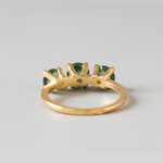 Adina Stone material options for 925 Sterling Silver, 18K Yellow Gold Vermeil, 18K White Gold Vermeil, 18K Rose Gold Vermeil.