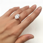 Rose Gold Diamond Ring - Stunning Pink Solitaire, ideal for everyday elegance and memorable gifts for cherished moments.