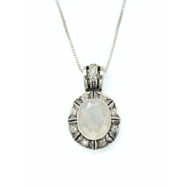 2257-P-nMOO: Sterling Silver 925 Natural Moonstone - DRAFT -