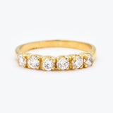Diamond Eternity Ring - Sparkly Stackable Band - Vintage Diamond Ring