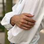 Stunning 18k Gold Vermeil Ring featuring a Round Natural Ruby, an exquisite choice for everyday elegance and meaningful gifts.