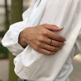 Stunning 18k Gold Vermeil Ring featuring a Round Natural Ruby, an exquisite choice for everyday elegance and meaningful gifts.