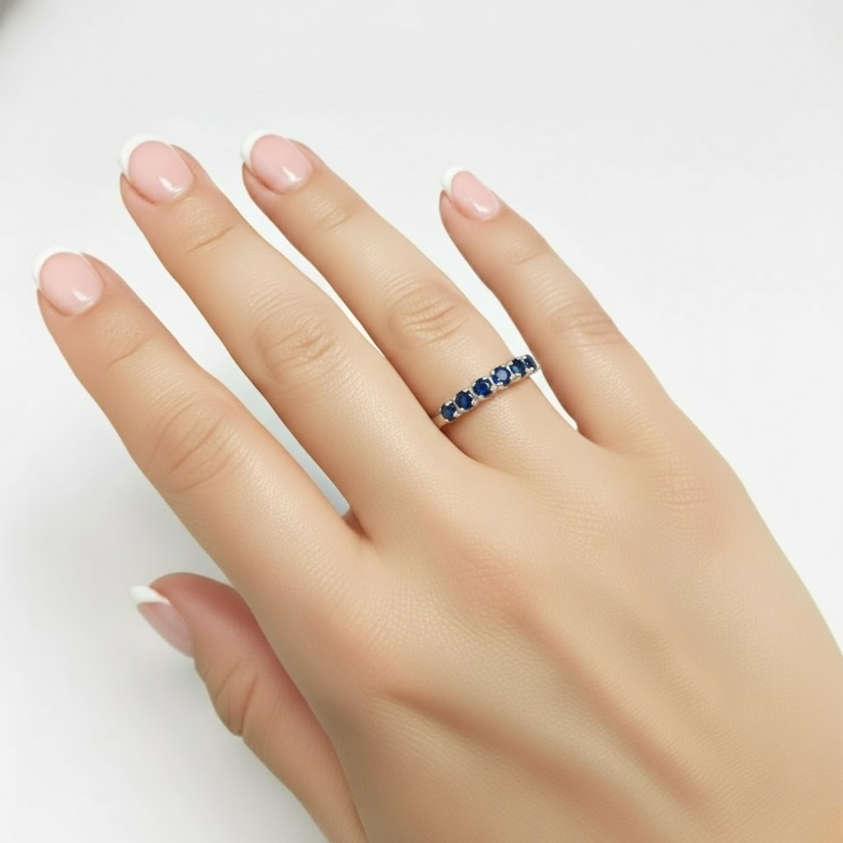 Adina Stone material options for 925 Sterling Silver, 18K Yellow Gold Vermeil, 18K White Gold Vermeil, 18K Rose Gold Vermeil. 