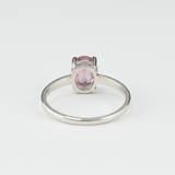 Gorgeous Pink Morganite Solitaire Ring in 925 Sterling Silver, perfect for everyday elegance and memorable gift-giving.