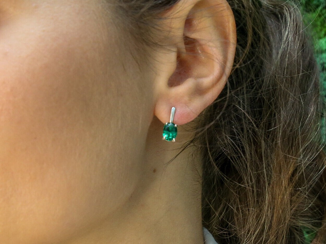 Citrine Earrings, Vintage Earrings, Natural Citrine, November Birthstone, November Earrings, Yellow Stone Earring, 925 Silver, Solid Silver