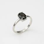 Sophisticated Black Onyx Ring in 925 Sterling Silver - A timeless accessory for both casual and formal occasions.