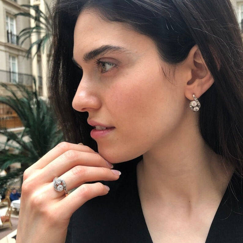 Gold Garnet Ring, Red Garnet Ring, Natural Garnet, January Birthstone, Vintage Ring, Antique Ring, Boho Ring, Sterling Silver Ring, 925 Ring(2)