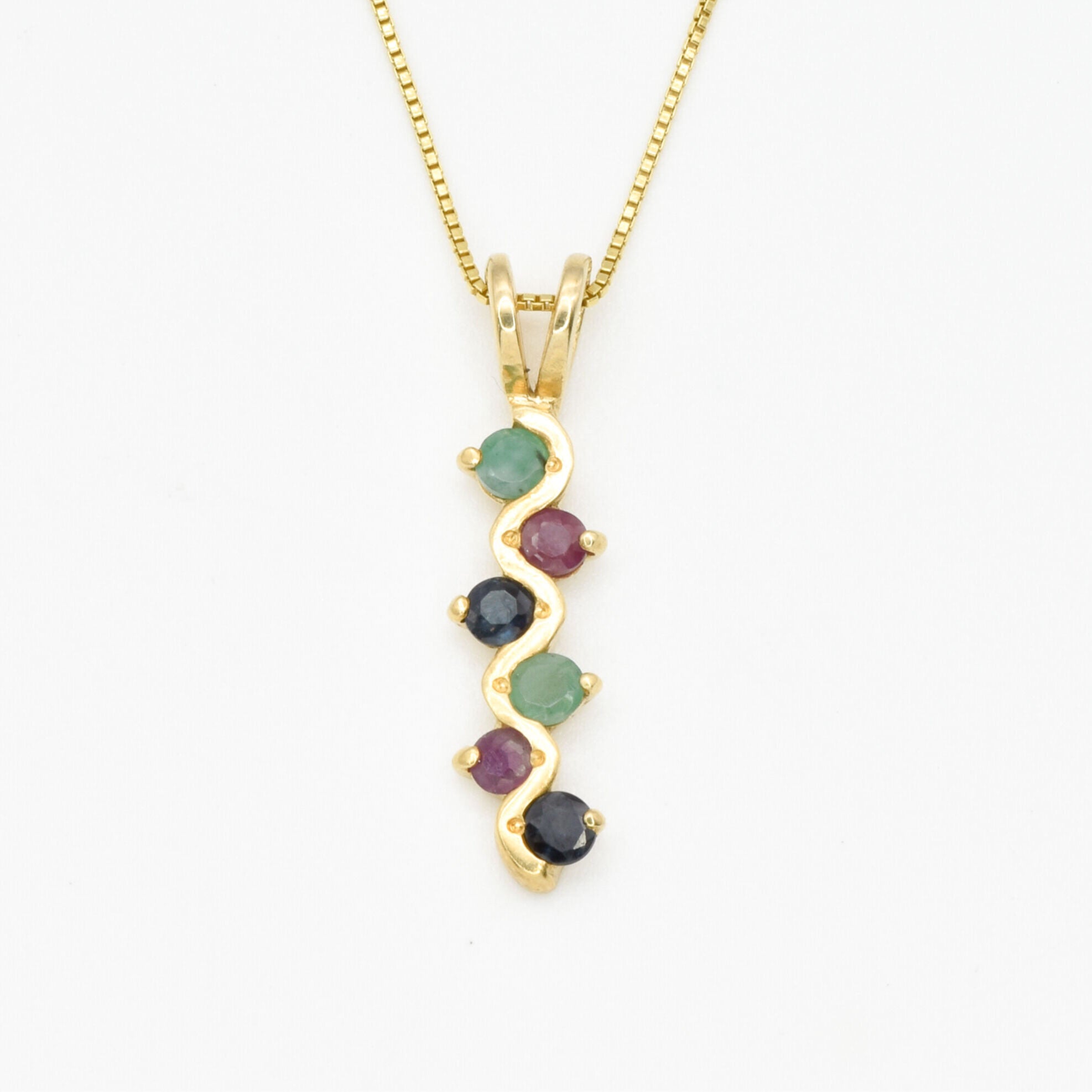 Natural Ruby Pendant made in 18k Gold Vermeil with Round Natural Red Ruby in Channel-Set setting, July Birthstone gift idea, symbolizes nobility, purity, and passion, ideal for everyday wear and perfect for birthday gifting and special occasions.