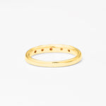 Gold Garnet Band, Natural Garnet, Stackable Ring, 5 Stone Band, January Birthstone, Red Garnet Ring, Gold Plated Ring, Simple Ring, Vermeil