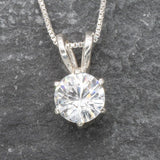 Diamond Pendant, Dainty Necklace, Created Diamond, Bridal Jewelry, Wedding Necklace, Delicate Pendant, Minimalist Pendant, Unique Pendant