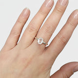 Charming Rose Quartz Oval Ring in 925 Sterling Silver, a beautiful accessory for everyday style and memorable gifting moments.