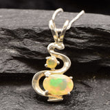 2405-P-nEOO: Sterling Silver 925 Ethiopain Opal