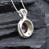 2257-P-cMOR: Sterling Silver 925 Created Morganite