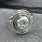 2682-R-nBTT: Sterling Silver 925 Blue Topaz