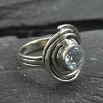 2682-R-nBTT: Sterling Silver 925 Blue Topaz