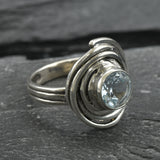 2682-R-nBTT: Sterling Silver 925 Blue Topaz