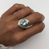 2682-R-nBTT: Sterling Silver 925 Blue Topaz