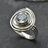 2682-R-nBTT: Sterling Silver 925 Blue Topaz