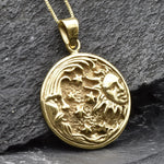 Celestial Silver Pendant, Crescent Moon Pendant, Sun Silver Pendant, Moon Necklace, Astrology Pendant, Stars Silver Pendant