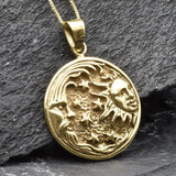 Celestial Silver Pendant, Crescent Moon Pendant, Sun Silver Pendant, Moon Necklace, Astrology Pendant, Stars Silver Pendant