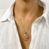 Celestial Silver Pendant, Crescent Moon Pendant, Sun Silver Pendant, Moon Necklace, Astrology Pendant, Stars Silver Pendant