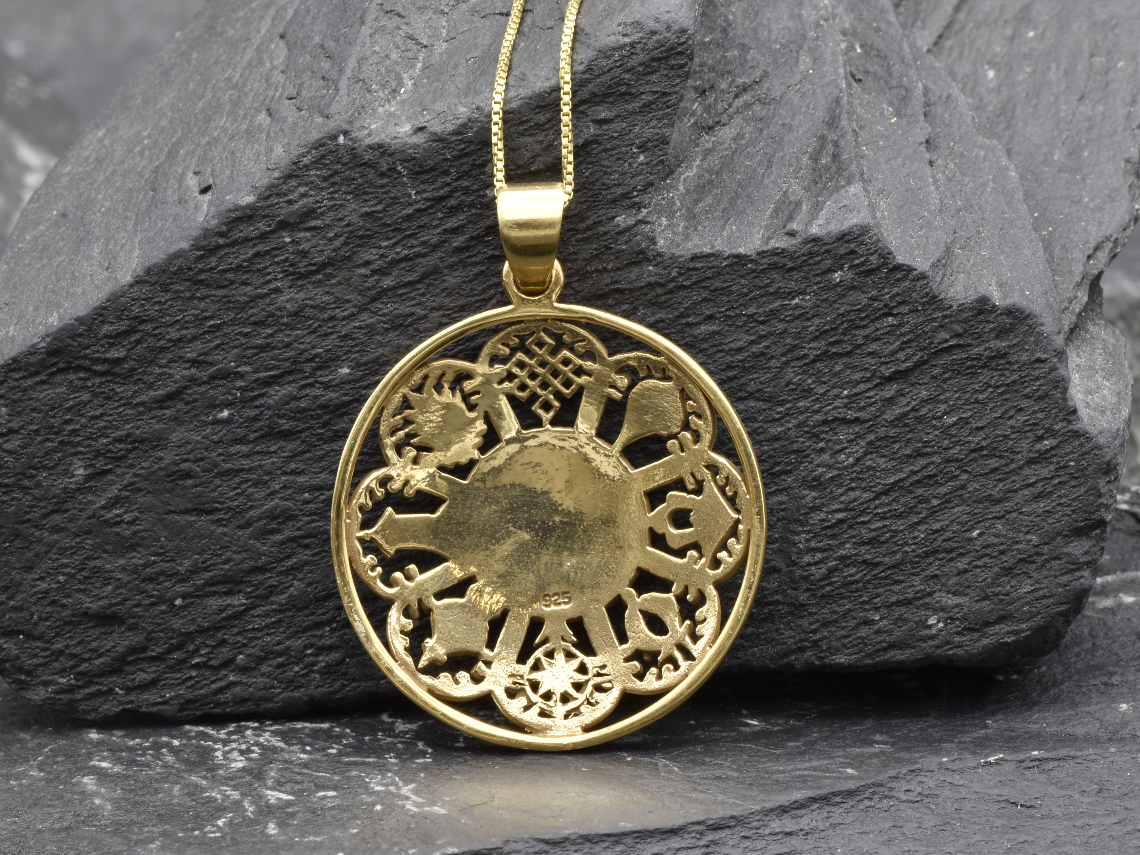 P-00806-P-Y Gold Vermeil 18k