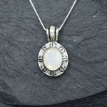2257-P-nEOO: Sterling Silver 925 Ethiopain Opal