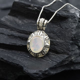 2257-P-nEOO: Sterling Silver 925 Ethiopain Opal