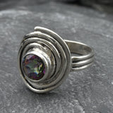 2682-R-nMYT: Sterling Silver 925 Mystic Topaz