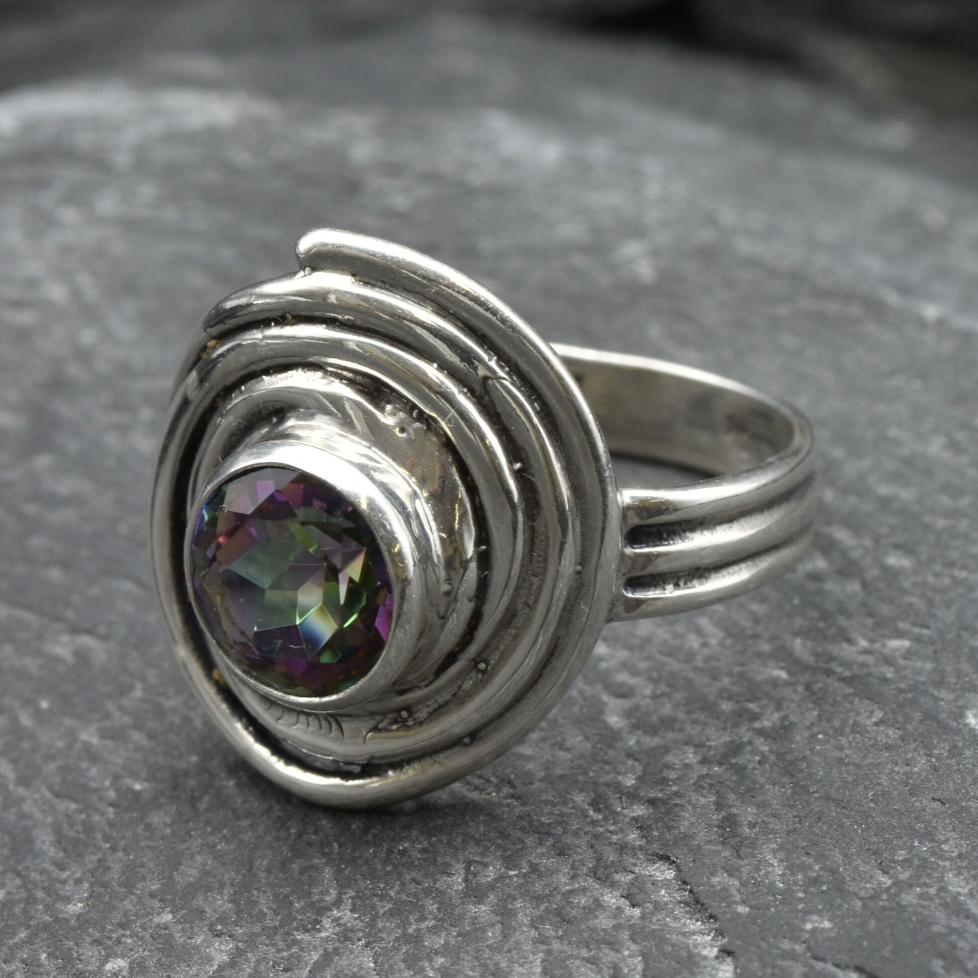 2682-R-nMYT: Sterling Silver 925 Mystic Topaz
