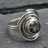 2682-R-nMYT: Sterling Silver 925 Mystic Topaz
